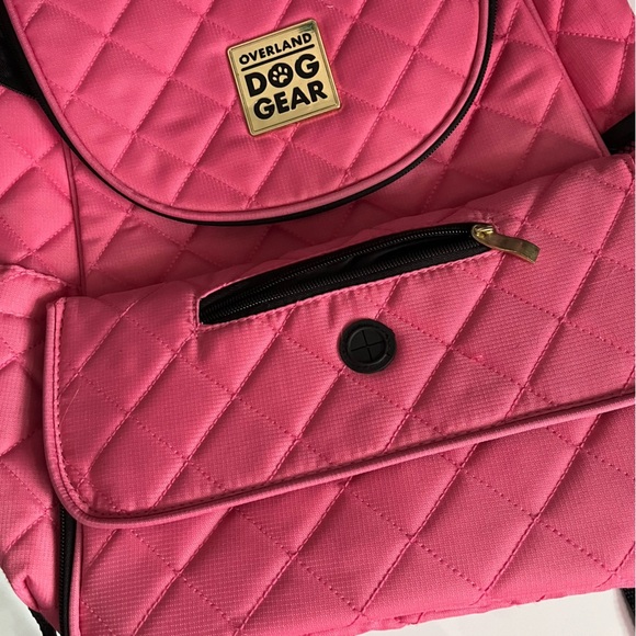 Overland Dog Gear • Pink Quilted Backpack - Picture 3 of 7
